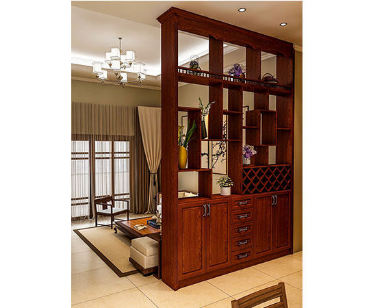 全鋁博古架-02（風格：中式；顏色：金像）